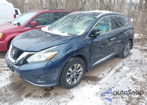 2015 Nissan Murano Sl from USA, damaged, VIN 5N1AZ2MH0FN208697